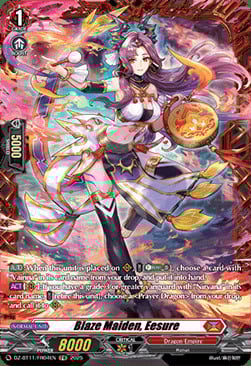 Blaze Maiden, Eesure [D-Format] Card Front