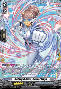 Galaxy B-Hero, Comet Elkys [D-Format] Card Front