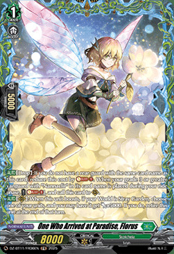 One Who Arrived at Paradise, Florus [D-Format] Card Front