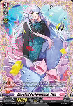 Devoted Performance, Tive [D-Format] Card Front
