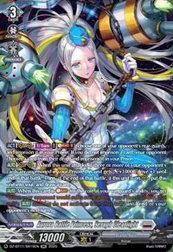 Aurora Battle Princess, Seraph Clearlight [D-Format] Card Front