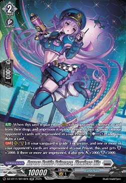 Aurora Battle Princess, Flawless Lila [D-Format] Card Front