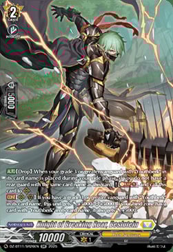 Knight of Breaking Roar, Beslutein [D-Format] Card Front