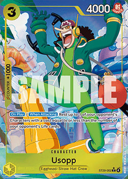 Usopp Card Front