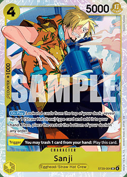 Sanji Card Front
