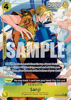 Sanji Card Front
