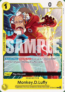 Monkey.D.Luffy Card Front