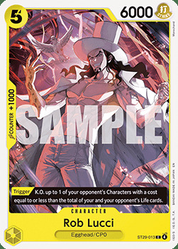 Rob Lucci Card Front