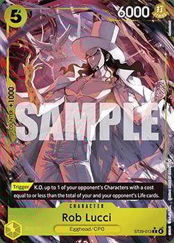 Rob Lucci Card Front