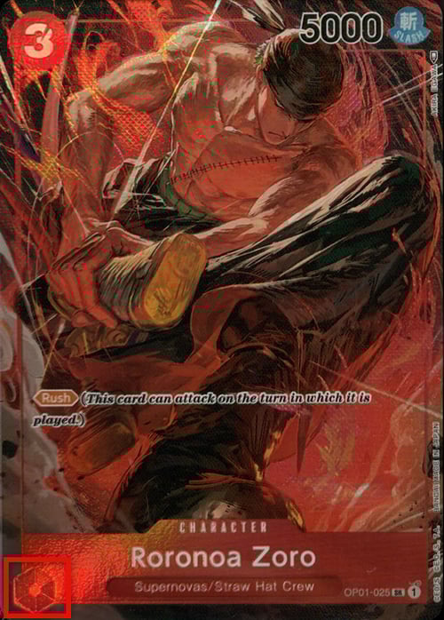 Roronoa Zoro Card Front