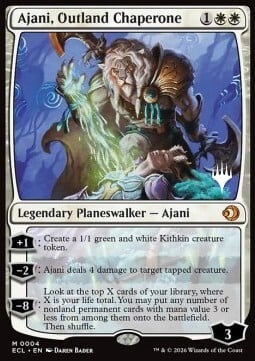 Ajani, Outland Chaperone Card Front