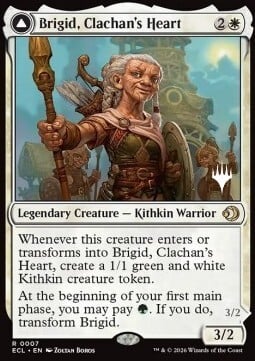 Brigid, Clachan's Heart // Brigid, Doun's Mind Card Front