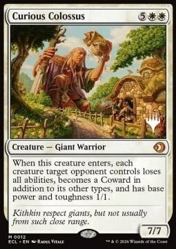Curious Colossus Card Front