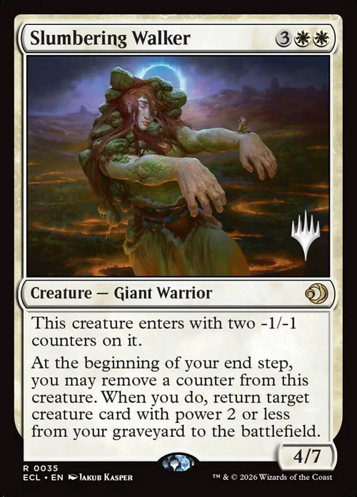 Errante Dormiente Card Front