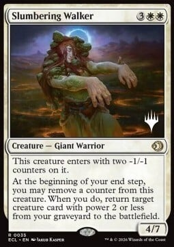 Slumbering Walker Card Front