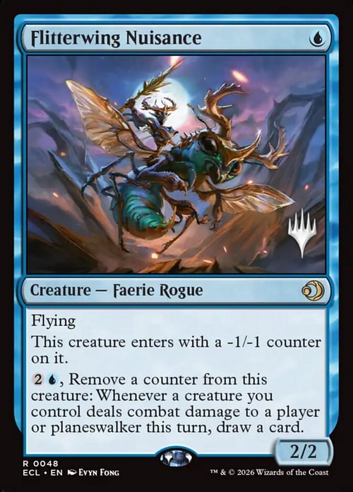 Seccatura Sfarfallante Card Front