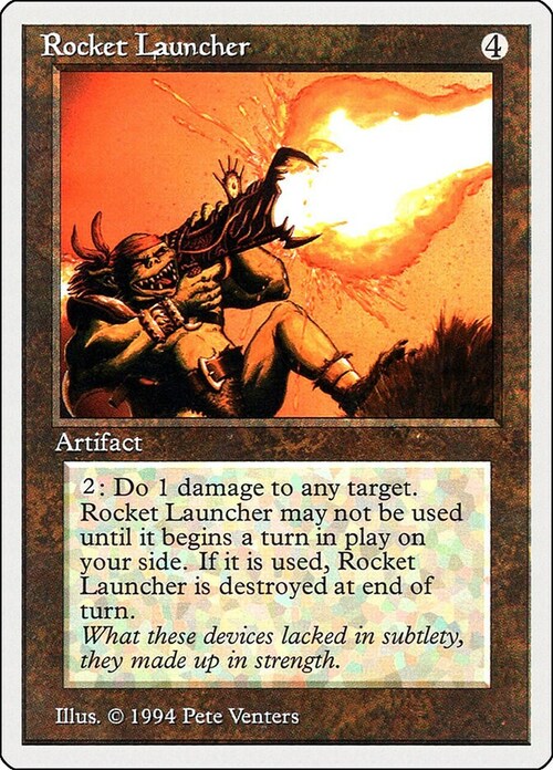 Rocket Launcher Card Front