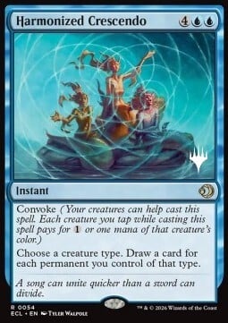 Harmonized Crescendo Card Front