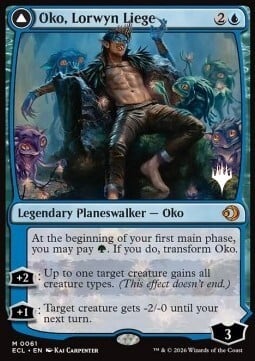 Oko, Lorwyn Liege // Oko, Shadowmoor Scion Card Front