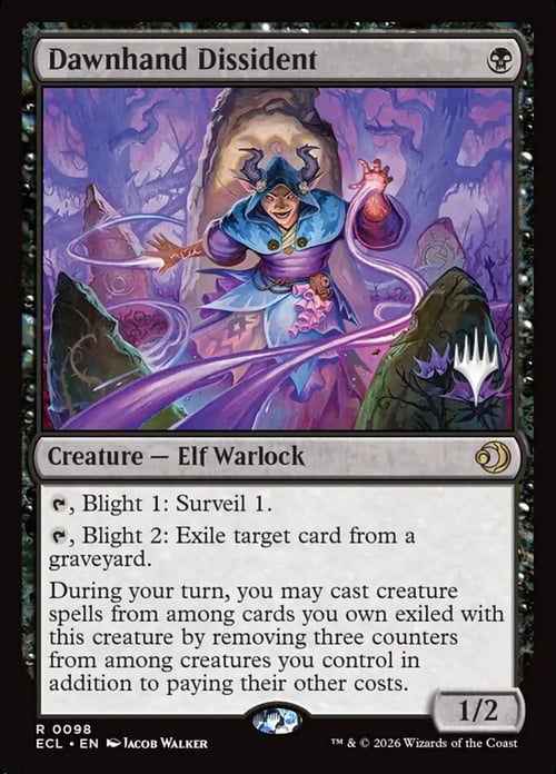 Dissidente della Mano dell'Aurora Card Front