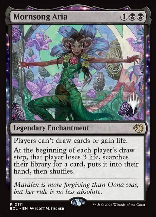 Melodia del Canto del Mattino Card Front