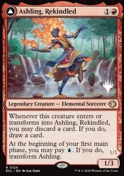Ashling, Rekindled // Ashling, Rimebound Card Front