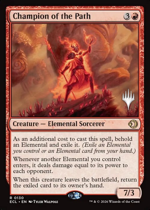 Campione del Sentiero Card Front