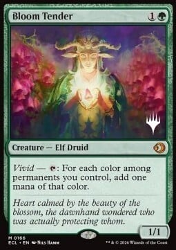 Cuidadora de las flores Frente