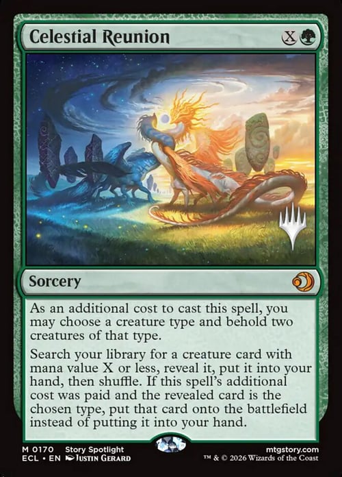 Ricongiungimento Celeste Card Front