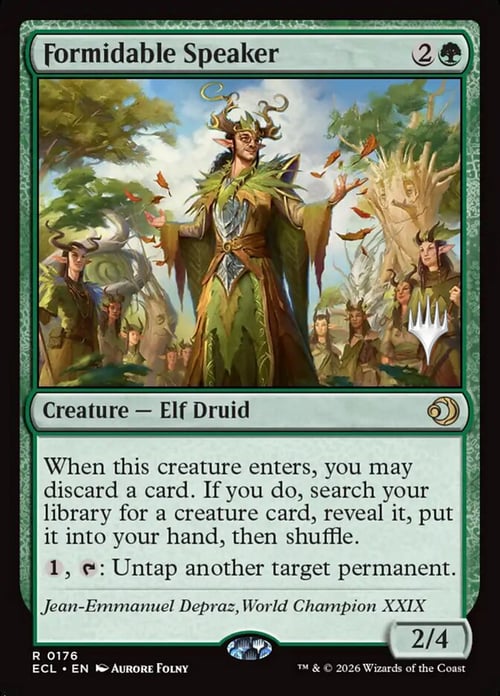 Oratore Formidabile Card Front