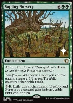 Sapling Nursery Card Front