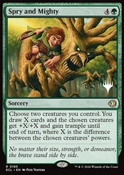 Spry and Mighty Card Front