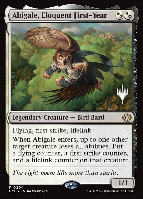 Anemoa, Matricola Eloquente Card Front