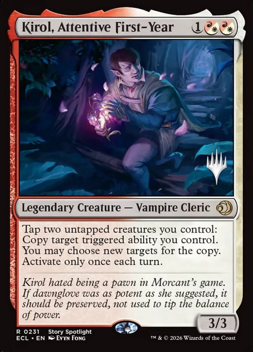 Kirol, Matricola Attenta Card Front