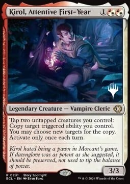 Kirol, Attentive First-Year Card Front