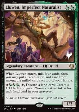 Lluwen, Imperfect Naturalist Card Front