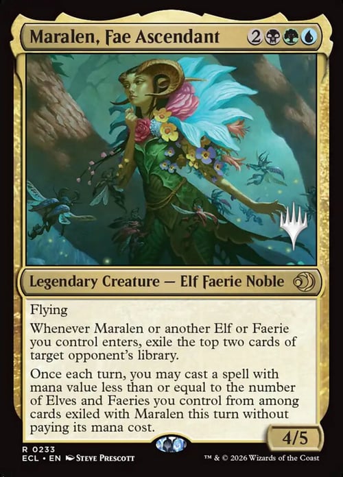 Maralen, Fata in Ascesa Card Front