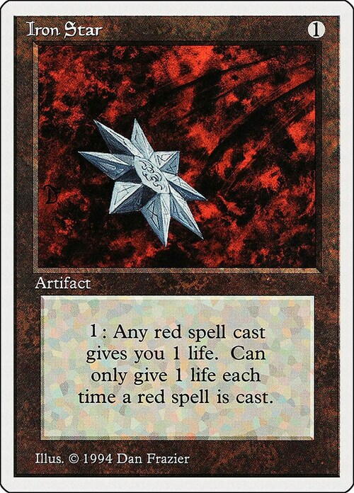 Iron Star Card Front