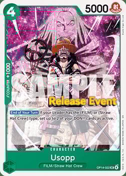 Usopp Card Front