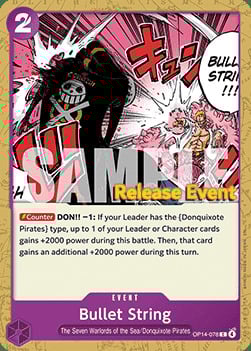 Bullet String Card Front