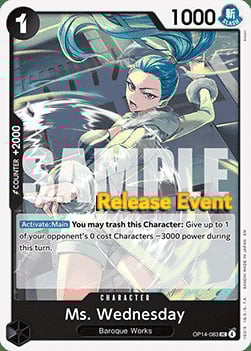 Ms. Wednesday Card Front