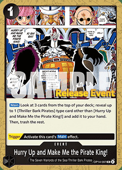 Hurry Up and Make Me the Pirate King! Frente