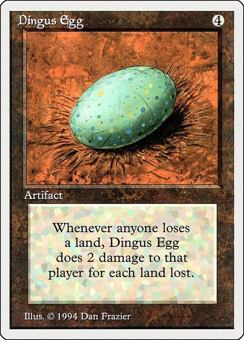 Dingus Egg Card Front