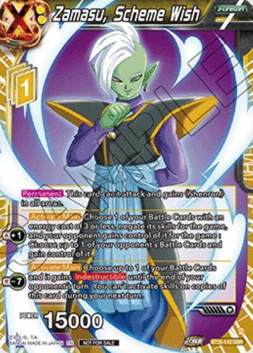 Zamasu, Scheme Wish Card Front