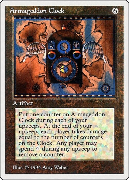 Armageddon Clock Card Front