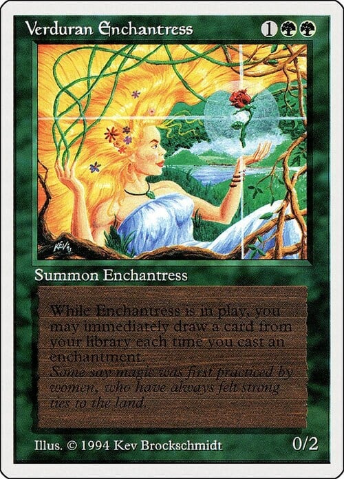 Verduran Enchantress Card Front