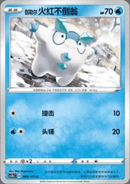 Darumaka de Galar Frente