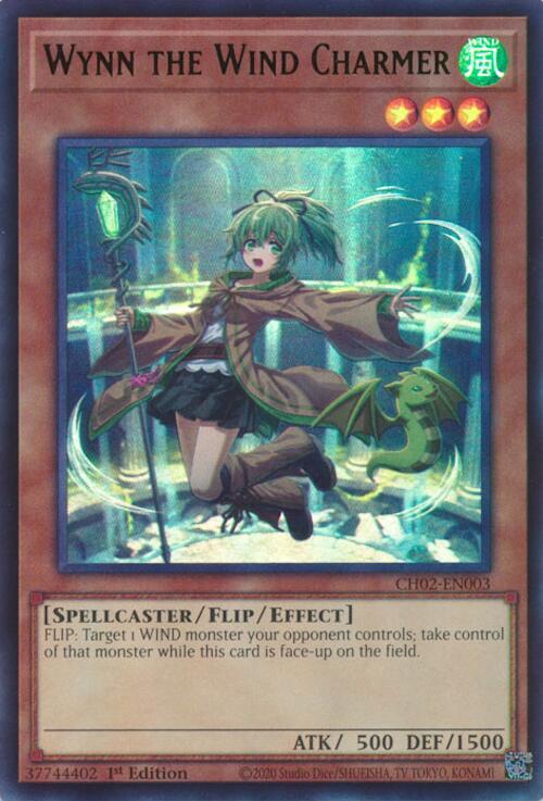 Wynn the Wind Charmer Card Front