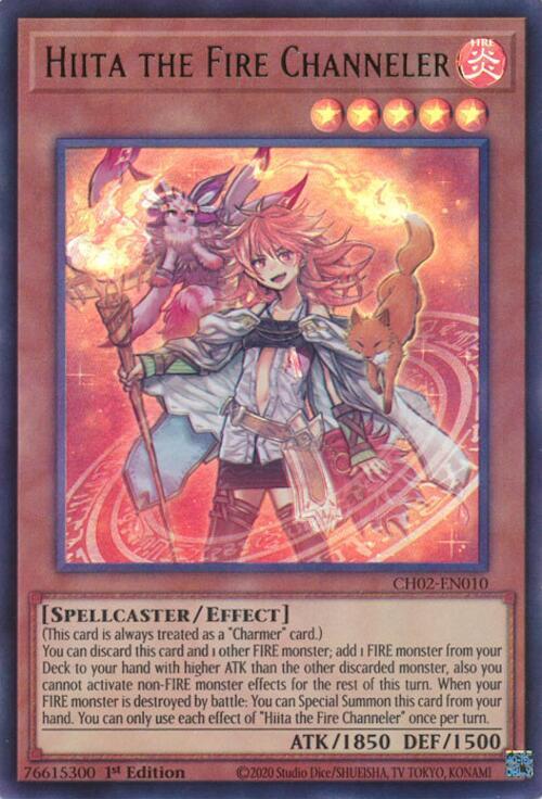 Hiita the Fire Channeler Card Front
