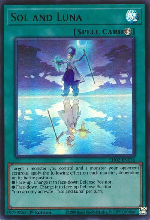 Sol and Luna Card Front